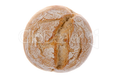 White wheat round bread