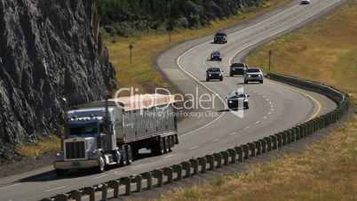 Truck on Highway