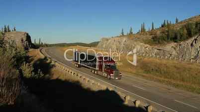 Truck on Highway