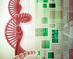 DNA in abstract design