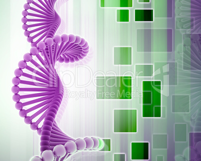 DNA in abstract design