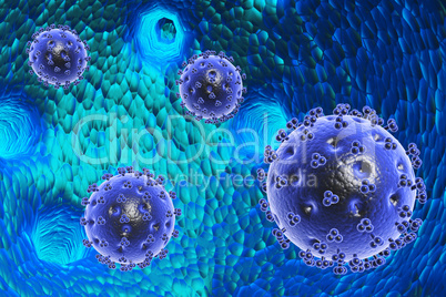 Virus close-up