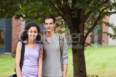 Charming couple posing