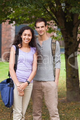 Portrait of a couple posing