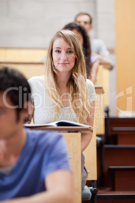 Portrait of students during examination