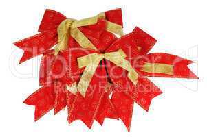 Festive decoration - ribbon and bow.