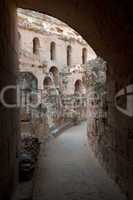 Tunisian Colosseum - dilapidated arches