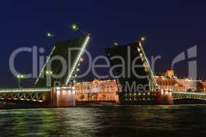 Saint Petersburg, Russia, Drawbridge