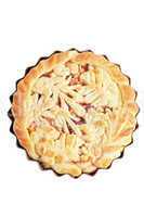 Pie with decorative ornaments