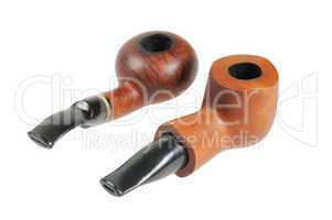 Smoking pipes from briar and pears