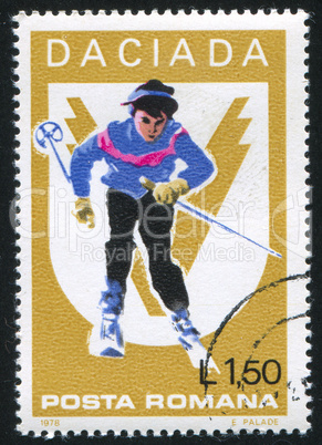 poststamp skiing