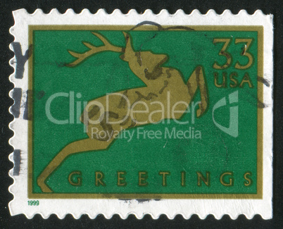 stamp deer