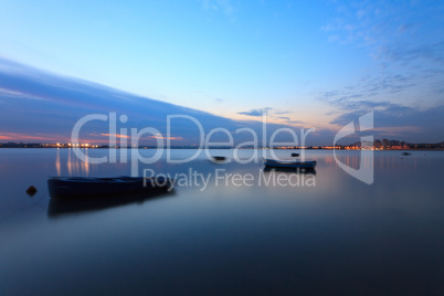 Sunset on the Tejo river.