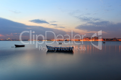 Sunset on the Tejo river.