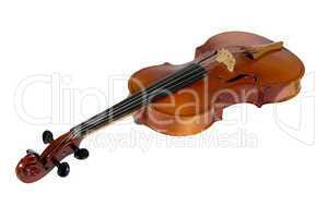 Violin, isolated on a white background