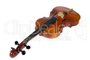 Violin, isolated on a white background