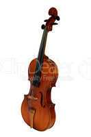 Violin, isolated on a white background