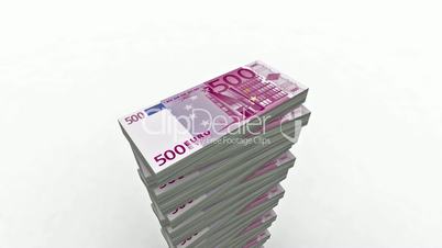 Continuous Increasing 500 euro stacks ( loop+alpha )