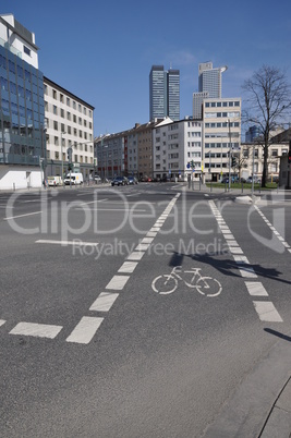 Straße in Frankfurt