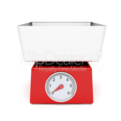 Retro kitchen weight scale