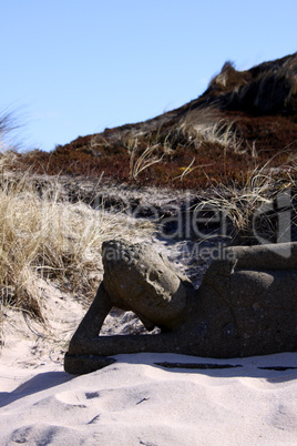 Buddha in den Sylter Dünen