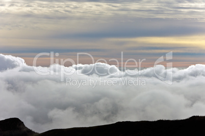 view of the clouds