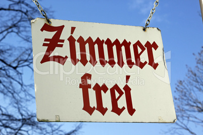 Zimmer frei