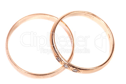 golden wedding rings