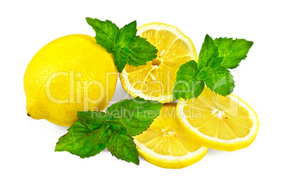 Lemons and mint