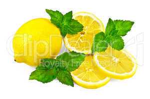 Lemons and mint