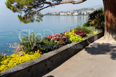 Montreux,Genfer See, Swiss,Promenade