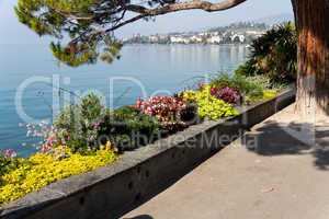 Montreux,Genfer See, Swiss,Promenade