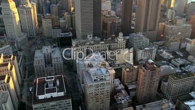 Aerial view of Midtown Manhattan, New York City, America, USA