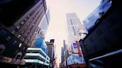 Time Lapse POV Driving Times Square, Broadway, NY, USA