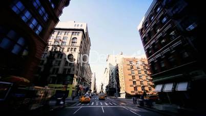 Time Lapse P.O.V Driving Midtown Manhattan, NY, USA
