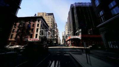 Time Lapse P.O.V Driving Midtown Manhattan, NY, USA