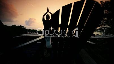 Yoga Tranquility at Sunrise