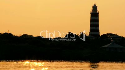 Island Harbour Lighthouse at Sunset