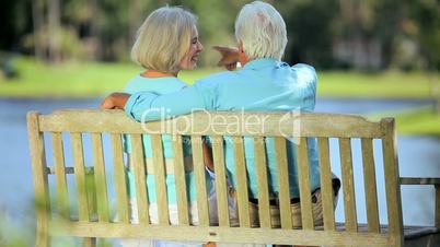 Senior Couple Happy in Each Others Company
