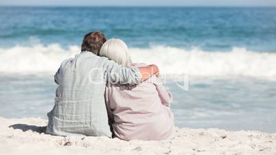 Pärchen am Strand