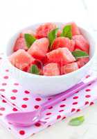 Melonensalat / watermelon salad