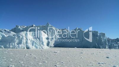 Ice Cliffs Formed by Ice Glaciers