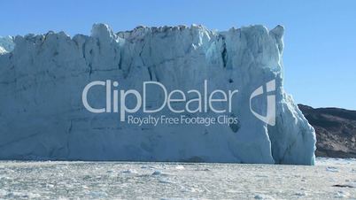 Glacial Ice Cliffs Formed by Climate Change