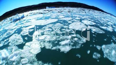 Wide Angle Time lapse of Frozen Sea Ice