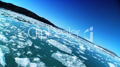Low Angle View of Sea Ice