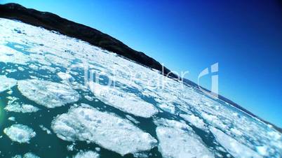 Low Angle View of Sea Ice