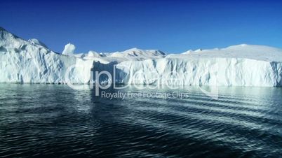 Frozen Land Mass in the Arctic