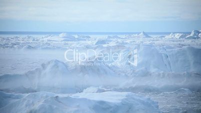 Melting Arctic Ice Floes