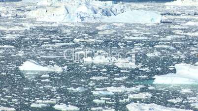 Time lapse, Nautical Vessel in Ice Floes