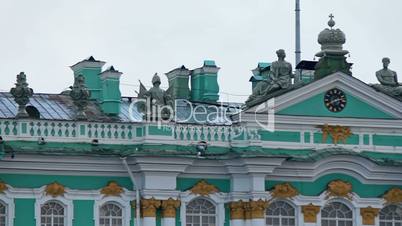 Decorating the roof of the Winter Palace, part #2
